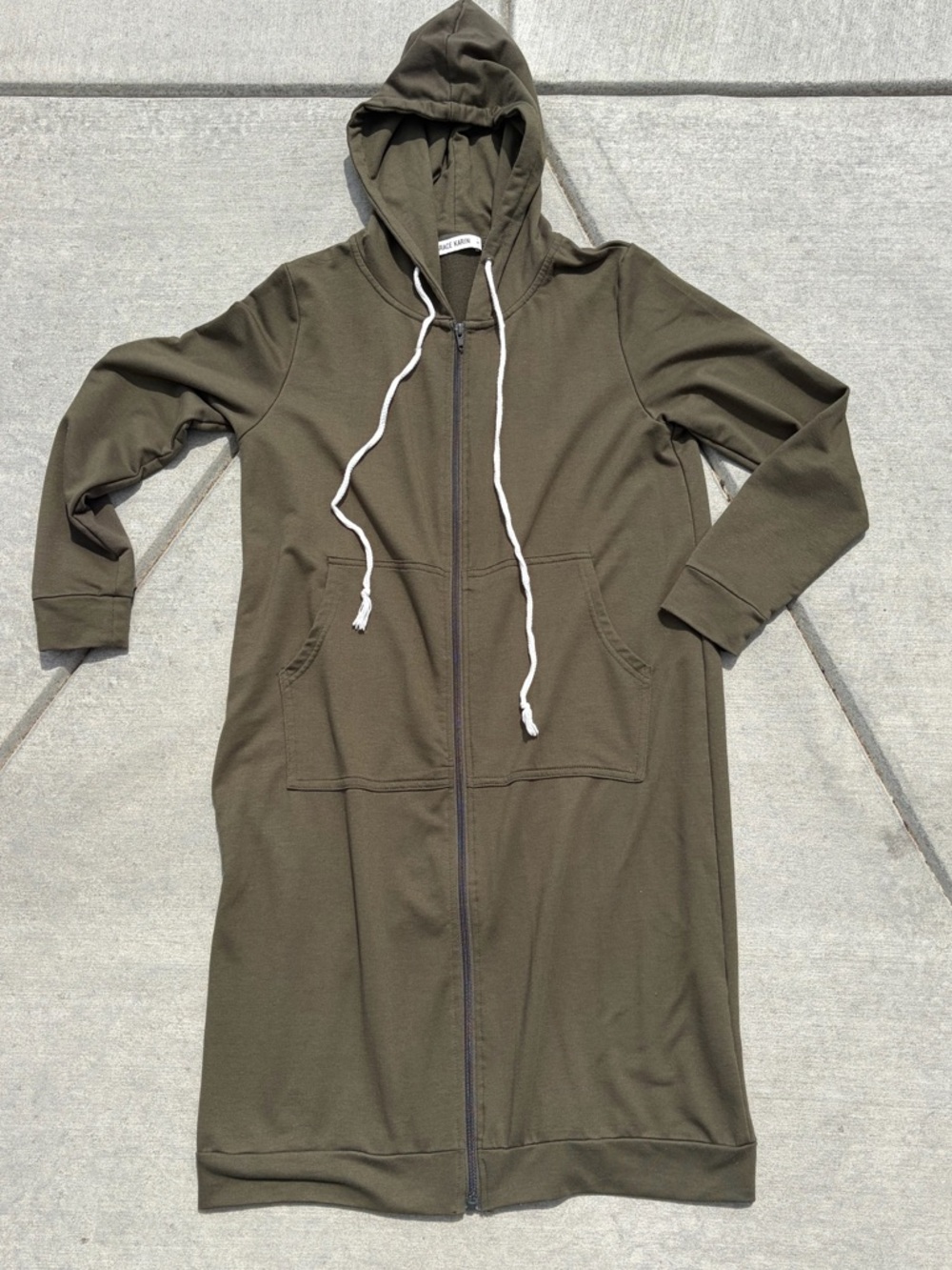 Grace Karin Long zip up tunic